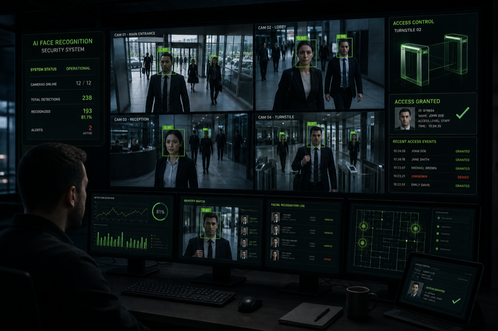 AI Face Recognition Security System
