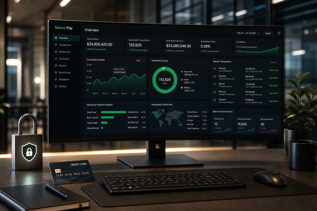 Nexus Pay Enterprise - Fintech Dashboard