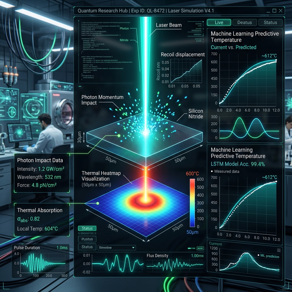 Photon Momentum & Heat Absorption ML Research